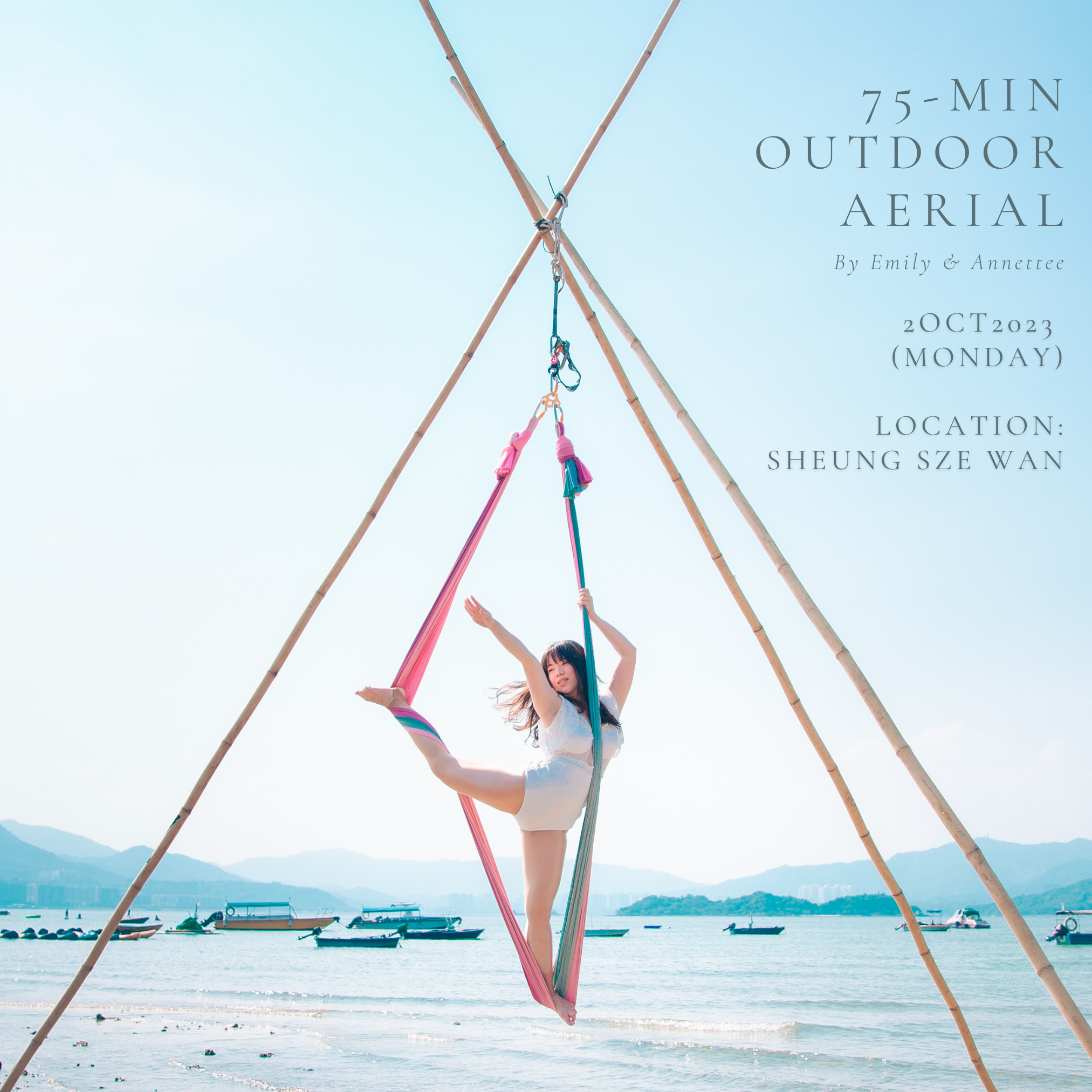 2Oct2023: Outdoor Aerial Session #2: 2:15pm-3:30pm