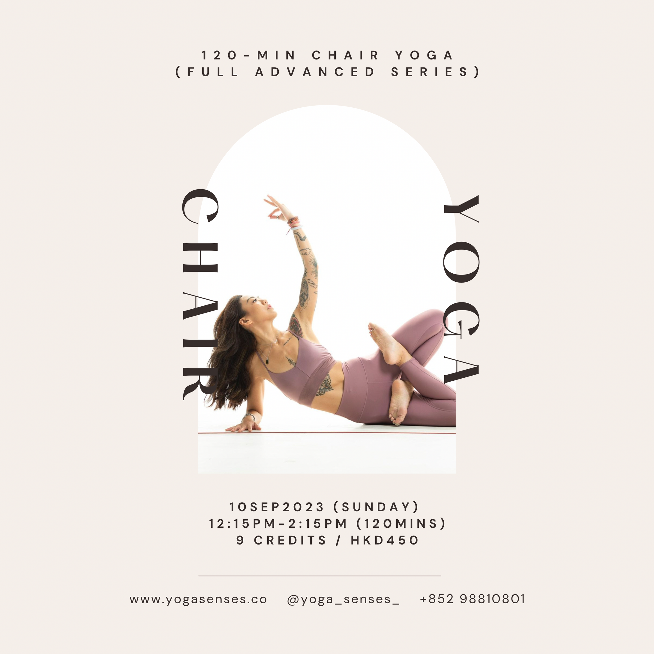 10Sep2023: 120-min Advanced Chair Yoga Workshop
