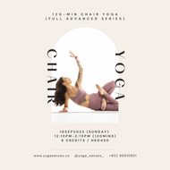 10Sep2023: 120-min Advanced Chair Yoga Workshop