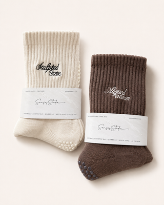 Senses Grippy Socks / Mocha